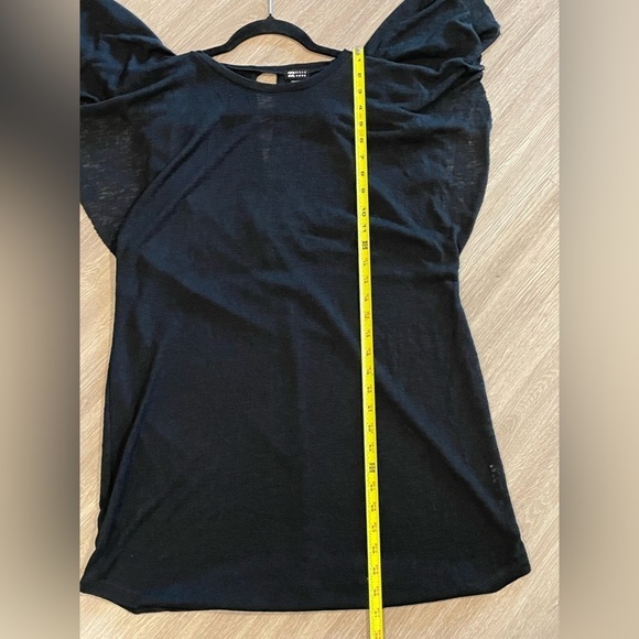 Billabong Women’s Swim Cover Dress Medium Black Out For Waves Semi Sheer Coastal - Picture 16 of 17